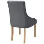 Sillas de comedor 2 unidades tela gris oscuro de vidaXL, Sillas de comedor - Ref: Foro24-243636, Precio: 252,96 €, Descuento: %