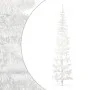 Medio árbol de Navidad artificial con soporte blanco 210 cm de , Arboles de navidad - Ref: Foro24-344567, Precio: 19,25 €, De...