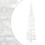 Medio árbol de Navidad artificial con soporte blanco 210 cm de , Arboles de navidad - Ref: Foro24-344567, Precio: 19,42 €, De...