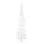 Medio árbol de Navidad artificial con soporte blanco 210 cm de , Arboles de navidad - Ref: Foro24-344567, Precio: 19,25 €, De...
