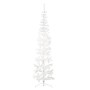 Medio árbol de Navidad artificial con soporte blanco 210 cm de , Arboles de navidad - Ref: Foro24-344567, Precio: 19,42 €, De...