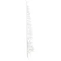 Medio árbol de Navidad artificial con soporte blanco 210 cm de , Arboles de navidad - Ref: Foro24-344567, Precio: 19,25 €, De...