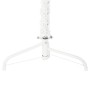 Medio árbol de Navidad artificial con soporte blanco 210 cm de , Arboles de navidad - Ref: Foro24-344567, Precio: 19,42 €, De...