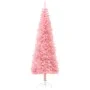Medio árbol de Navidad artificial con soporte rosa 180 cm de , Arboles de navidad - Ref: Foro24-344571, Precio: 16,12 €, Desc...