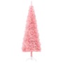 Medio árbol de Navidad artificial con soporte rosa 180 cm de , Arboles de navidad - Ref: Foro24-344571, Precio: 16,27 €, Desc...