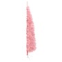 Medio árbol de Navidad artificial con soporte rosa 180 cm de , Arboles de navidad - Ref: Foro24-344571, Precio: 16,27 €, Desc...