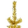 Medio árbol de Navidad artificial con soporte dorado 150 cm de , Arboles de navidad - Ref: Foro24-344590, Precio: 13,55 €, De...