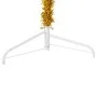 Medio árbol de Navidad artificial con soporte dorado 150 cm de , Arboles de navidad - Ref: Foro24-344590, Precio: 13,43 €, De...