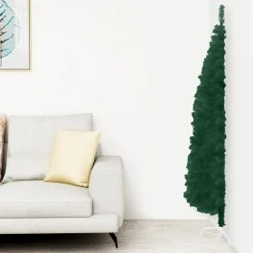 Medio árbol de Navidad artificial con soporte verde 120 cm de , Arboles de navidad - Ref: Foro24-344600, Precio: 13,04 €, Des...