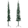 Medio árbol de Navidad artificial con soporte verde 210 cm de , Arboles de navidad - Ref: Foro24-344602, Precio: 17,17 €, Des...