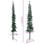 Medio árbol de Navidad artificial con soporte verde 210 cm de , Arboles de navidad - Ref: Foro24-344602, Precio: 17,17 €, Des...