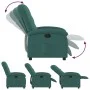 Sillón reclinable de tela verde oscuro de , Sillones - Ref: Foro24-371733, Precio: 185,02 €, Descuento: %