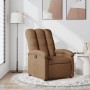 Sillón reclinable de tela marrón de , Sillones - Ref: Foro24-371731, Precio: 189,59 €, Descuento: %