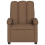 Sillón reclinable de tela marrón de , Sillones - Ref: Foro24-371731, Precio: 189,59 €, Descuento: %