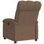 Sillón reclinable de tela marrón de , Sillones - Ref: Foro24-371731, Precio: 186,79 €, Descuento: %