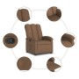 Sillón reclinable de tela marrón de , Sillones - Ref: Foro24-371731, Precio: 189,59 €, Descuento: %