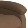 Sillón reclinable de tela marrón de , Sillones - Ref: Foro24-371731, Precio: 186,79 €, Descuento: %