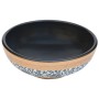 Lavabo sobre encimera redondo cerámica multicolor Φ41x14 cm de , Lavabos - Ref: Foro24-155056, Precio: 111,84 €, Descuento: %