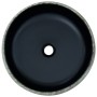Lavabo sobre encimera redondo cerámica negro y gris Φ41x14 cm de , Lavabos - Ref: Foro24-155061, Precio: 95,38 €, Descuento: %