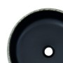 Lavabo sobre encimera redondo cerámica negro y gris Φ41x14 cm de , Lavabos - Ref: Foro24-155061, Precio: 95,38 €, Descuento: %