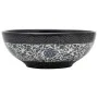 Lavabo sobre encimera redondo cerámica negro y azul Φ41x14 cm de , Lavabos - Ref: Foro24-155063, Precio: 96,27 €, Descuento: %