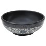 Lavabo sobre encimera redondo cerámica negro y azul Φ41x14 cm de , Lavabos - Ref: Foro24-155063, Precio: 92,64 €, Descuento: %