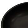 Lavabo sobre encimera redondo cerámica negro y azul Φ41x14 cm de , Lavabos - Ref: Foro24-155063, Precio: 92,64 €, Descuento: %