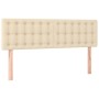 Cabeceros 2 unidades tela color crema 72x5x78/88 cm de , Cabeceros y pies de cama - Ref: Foro24-346461, Precio: 68,45 €, Desc...