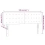 Headboards 2 units cream-colored fabric 72x5x78/88 cm by , Headboards and footboards - Ref: Foro24-346461, Price: 57,72 €, Di...