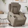 Sillón reclinable masaje pie cuero artificial color capuchino en Sillones | Comprar online en Foru.es