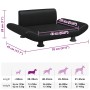 Cama para perros de cuero sintético negra 70x45x28 cm en Camas para perros | Comprar online en Foru.es