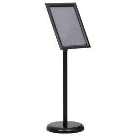 Soporte de pie para carteles A4 de aleación de aluminio negro de , Mostradores - Ref: Foro24-51208, Precio: 37,80 €, Descuent...