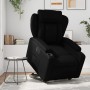 Sillón reclinable y elevable eléctrico cuero sintético negro en Sillones | Comprar online en Foru.es