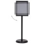 Soporte de pie para carteles A4 de aleación de aluminio negro de , Mostradores - Ref: Foro24-51208, Precio: 37,80 €, Descuent...
