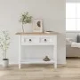 Mesa consola Corona Range de pino mexicano blanco 90x34,5x73 cm de , Mesas auxiliares - Ref: Foro24-282646, Precio: 88,32 €, ...