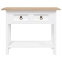 Mesa consola Corona Range de pino mexicano blanco 90x34,5x73 cm de , Mesas auxiliares - Ref: Foro24-282646, Precio: 89,71 €, ...