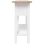 Mesa consola Corona Range de pino mexicano blanco 90x34,5x73 cm de , Mesas auxiliares - Ref: Foro24-282646, Precio: 89,71 €, ...