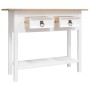 Mesa consola Corona Range de pino mexicano blanco 90x34,5x73 cm de , Mesas auxiliares - Ref: Foro24-282646, Precio: 89,71 €, ...