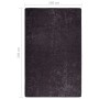 Alfombra lavable antideslizante gris antracita 160x230 cm de , Alfombras - Ref: Foro24-337955, Precio: 69,28 €, Descuento: %