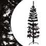 Medio árbol de Navidad artificial con soporte negro 150 cm de , Arboles de navidad - Ref: Foro24-344575, Precio: 13,58 €, Des...
