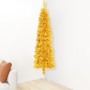 Medio árbol de Navidad artificial con soporte dorado 120 cm de , Arboles de navidad - Ref: Foro24-344589, Precio: 11,79 €, De...