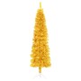 Medio árbol de Navidad artificial con soporte dorado 120 cm de , Arboles de navidad - Ref: Foro24-344589, Precio: 11,79 €, De...