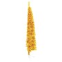 Medio árbol de Navidad artificial con soporte dorado 120 cm de , Arboles de navidad - Ref: Foro24-344589, Precio: 11,79 €, De...