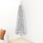 Medio árbol de Navidad artificial con soporte plateado 180 cm de , Arboles de navidad - Ref: Foro24-344596, Precio: 16,35 €, ...