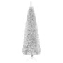 Medio árbol de Navidad artificial con soporte plateado 180 cm de , Arboles de navidad - Ref: Foro24-344596, Precio: 16,35 €, ...