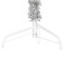 Medio árbol de Navidad artificial con soporte plateado 180 cm de , Arboles de navidad - Ref: Foro24-344596, Precio: 16,35 €, ...