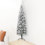 Mitad árbol Navidad artificial delgado con nieve 180 cm de , Arboles de navidad - Ref: Foro24-344606, Precio: 25,16 €, Descue...