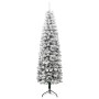 Mitad árbol Navidad artificial delgado con nieve 180 cm de , Arboles de navidad - Ref: Foro24-344606, Precio: 25,16 €, Descue...