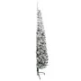 Mitad árbol Navidad artificial delgado con nieve 180 cm de , Arboles de navidad - Ref: Foro24-344606, Precio: 24,99 €, Descue...