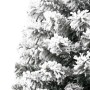 Mitad árbol Navidad artificial delgado con nieve 180 cm de , Arboles de navidad - Ref: Foro24-344606, Precio: 25,16 €, Descue...